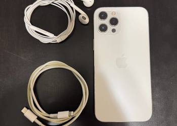 iPhone 12 Pro Max 256GB Biały | Nowa bateria 100% | Szkło | Zestaw