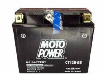 Akumulator motocyklowy MotoPower CT12B-4 YT12B-4 12V 10Ah 18