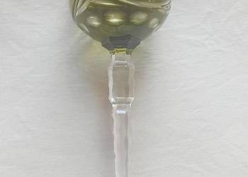 Kryształowy kieliszek remer, ręczny szlif. Wysokość 21,5 cm.