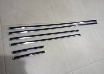 listwy drzwi fiat 125p komplet chrom nowe