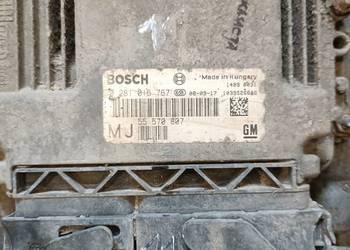 Sterownik silnika ECU 0281015767 Opel Astra H Zafira 1.9 CDTI