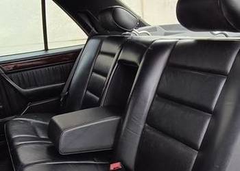 Czarne skóry tapicerka Mercedes W124