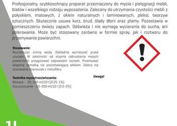 VERT koncentrat do mycia i pielęgnacji mebli op. 10L