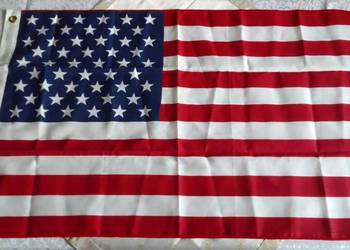 Oryginalna flaga USA 90x58 cm Stany Zjednoczone Ameryka 50 gwiazd NOWA