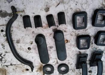 Fiat 126 korbki klamki podnosniki szyb FL i EL uchwyt ramki Fiat 126 korbki klamki podnosniki szyb FL i EL uchwyt ramki