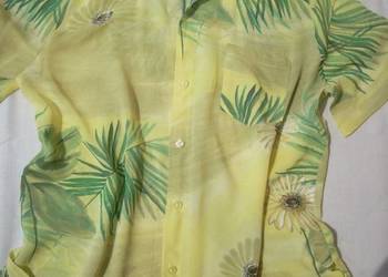 Koszula w Liście 46 48 vintage