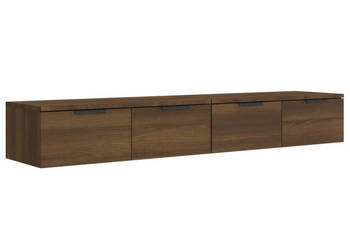 Szafki wiszące 2 szt. brązowy dąb 68x30x20 cm WM-3115899