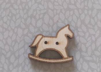 5x guzik drewno grawer 2cm hand made guz16