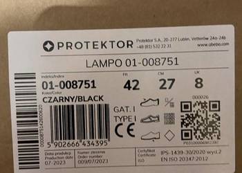 Buty taktyczne Protektor Lampo 01-008751, roz 42