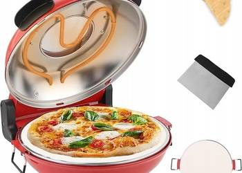 YIBAKE Elektryczny Piec Do Pizzy Płyta Ogniotrwała 32cm 420°C