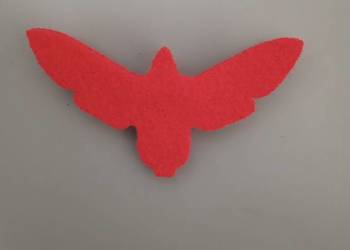 Przypinka filcowa, broszka