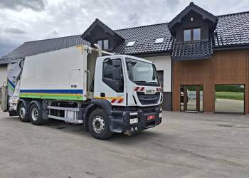 Iveco Stralis 360 Euro 6 Śmieciarka Dwukomorowa FAUN 2015 Rok Segregacja