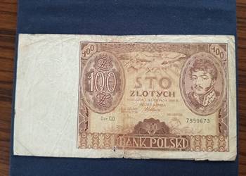 Banknot 100 złotych rok 1934 Banknot 100 złotych rok 1934