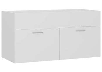 Szafka pod umywalkę biała 90x385x46 cm WM-804665