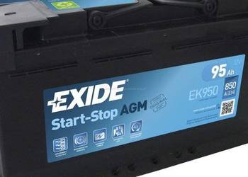 Akumulator EXIDE AGM START&STOP EK950 95Ah 850A EN