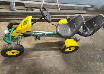 Gokart na pedały duży rower dwuosobowy john deer kola dla samochod auto