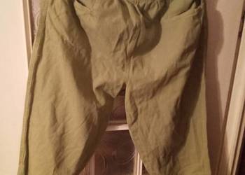 Spodnie zielone 3/4 100 % bawełna w 34