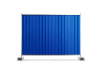 Ogrodzenie budowlane Opole - pełne- RAL Niebieski Ogrodzenie budowlane Opole - pełne- RAL Niebieski