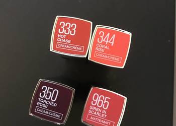 Nowe pomadki Maybelline Color Sensational Lipstick