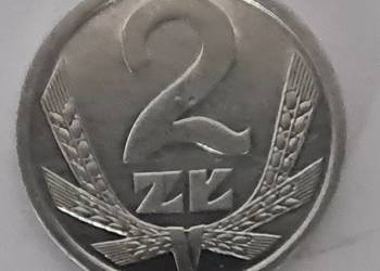 Moneta 2 złote polskie PLZ z PRL-u Polska