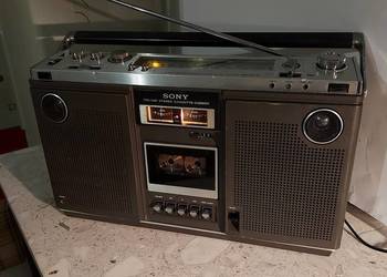 Radiomagnetofon SONY CF-570S - 1974 rok - sprawny