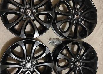 Oryginalne czarne alufelgi NISSAN Qashqai II Juke X-Trail 17cali + NAKRETKI