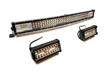 Zestaw Halogen szperacz led bar 405W + 2 x 120W 12/24V