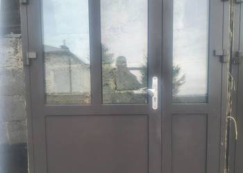 Drzwi aluminiowe zewnętrzne 146 x 204