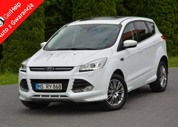 Ford Kuga Individual 4WD Skóry Panorama Radar Ledy Navi Tablet Kamera El.k…