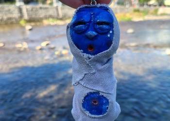 Handmade rękodzieło Baby brzydki breloczek