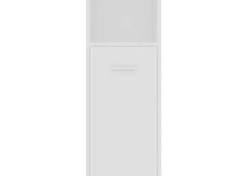 vidaXL Szafka łazienkowa, biała, 30x30x95 cm(SKU:802588)