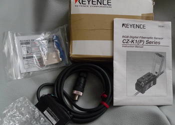 Nowy RGB Digital Fiberoptic Sensor Keyence CZ-K1P