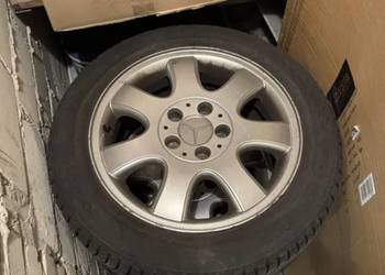 Koła mercedes 16 cali 205/55/16r opony zimowe nokian 6mm jak nowe