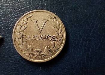 Stare monety 5 cent 1938 Kolumbia