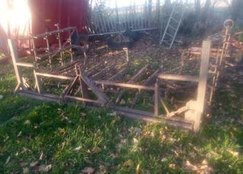 Brona uprawowa włóka ślepująca z wałkami . Agregat 4,5m składany hydraulicz