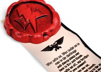 Purity Seal White Scars | 8 cm | Metal Żywica | Przypinka | Warhammer 40k