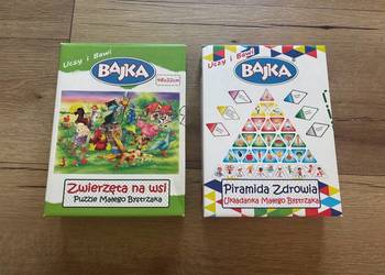 Sprzedam puzzle i układankę piramidy