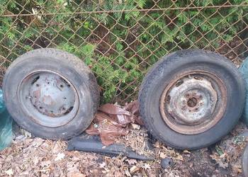 Koła z felgami stare Rekord Wartburg Fiat