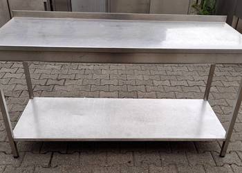 STÓŁ GASTRONOMICZNY Z PÓŁKĄ - 160/60/85 CM - M.1790.N