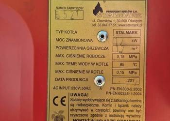 Piec węglowy 17kw z podajnikiem