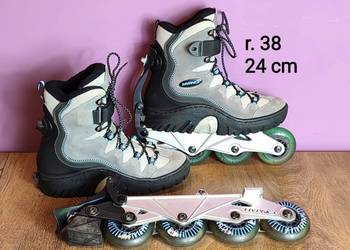 Rolki HYPNO 2 w 1 - buty z odpinanymi płozami - rozmiar 38/24 cm