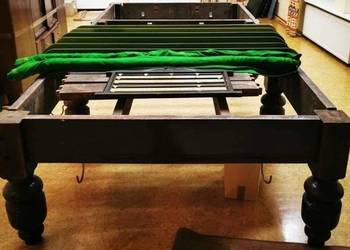 Antyczny stół bilardowy Burroughes & Watts, Soho Square Londyn antyk