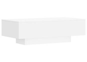 Stolik kawowy biały 100x495x31 cm materiał drewnopochodny WM-833889