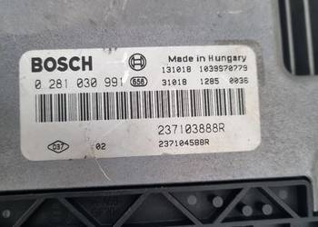 Sterownik silnika Trafic Vivaro 1,6 dci 237103888R 237104588R 0281030991