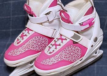 CRIVIT łyżwy regulowane rozmiar 33 - 37 Ochraniacze, torba