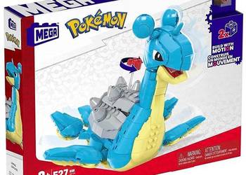 Figurka Pokemon Lapras Klocki Konstrukcyjne 527el. Mega Cons