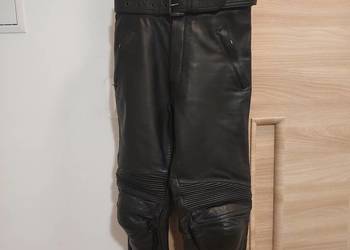 spodnie skórzane na motocykl