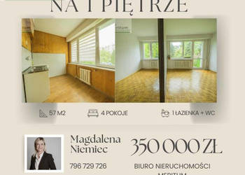 Do sprzedaży mieszkanie Krosno 57m2 4 pokoje