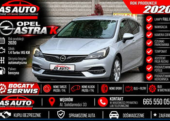 Opel Astra 1,4T 145KM Full led/Navi/Kamera/Tempomat/Pod.fotele-kierownica/…