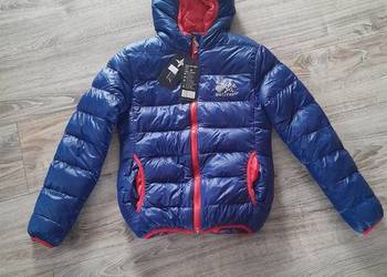 Niebieska kurtka dziecięca marki K&L Fashion model KM1509